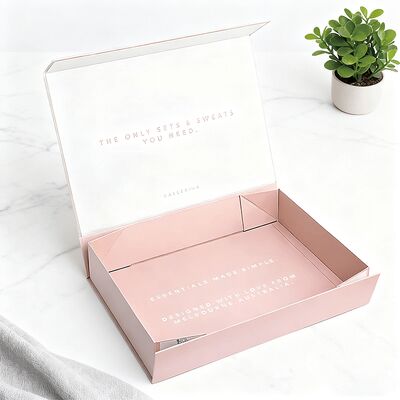 High End Luxury Clothing Package Customized Eco Friendly Magnetic Folding Gift Paper Boxes For Underwear