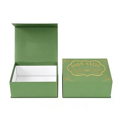 Emballage rigide de luxe sur mesure Boîte cadeau magnétique avec insert en mousse pour stylo Cristal pierre précieuse