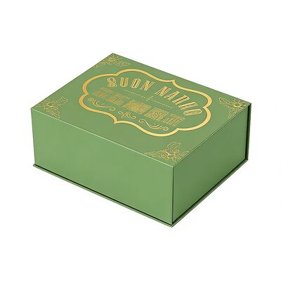 Emballage rigide de luxe sur mesure Boîte cadeau magnétique avec insert en mousse pour stylo Cristal pierre précieuse