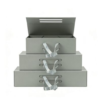 Boîtes en papier en relief écologique à faible moq personnalisées Boîte cadeau pliable magnétique pour le chocolat Vin bijoux Emballage de luxe