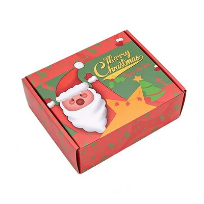Boîte d'expédition imprimée sur mesure Boîtes de Noël Cadeau pour vêtements Cadeau électronique Emballage cadeau