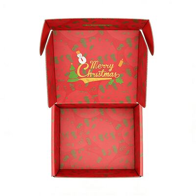 Boîte d'expédition imprimée sur mesure Boîtes de Noël Cadeau pour vêtements Cadeau électronique Emballage cadeau