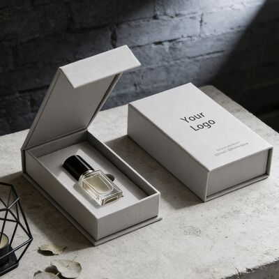 Boîte cadeau de parfum rigide à fermeture magnétique avec couvercle, imprimée UV écologique, pour boîtes en papier haut de gamme
