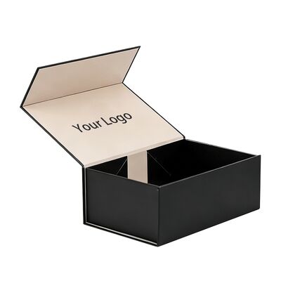 Boîtes d'emballage rigides en carton ondulé recyclable de taille personnalisée Boîte cadeau magnétique pliante de luxe