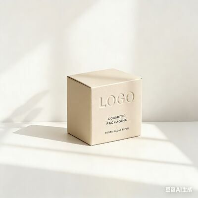 Emballage recyclable pour parfum avec logo personnalisé imprimé, papier d'art à finition texturée de luxe et vernis UV