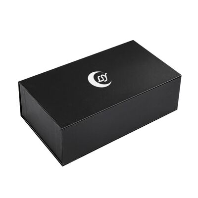 Boîte cadeau de luxe écologique en papier artistique avec rabat magnétique, emballage en papier avec inserts
