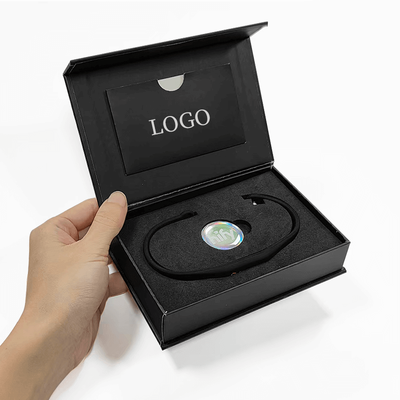Boîte d'emballage de présentation magnétique de luxe avec logo personnalisé pour les marques premium