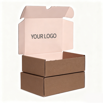 Boîte à lettres à logo personnalisé Boîte d'emballage ondulée pour l'expédition pour produits de commerce électronique
