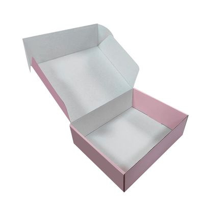 Taille personnalisée boîte en carton finition brillante pour l' expédition de vêtements'sélection préférée
