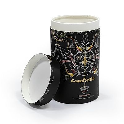 Boîte d'emballage de tubes imprimés sur mesure Boîte de tubes en papier rond biodégradable pour gâteau