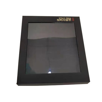 Boîte d'emballage en papier cadeau transparent sur mesure Boîte en carton avec couvercle magnétique