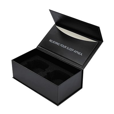 Boîte magnétique en forme de livre avec mousse et carton de 1200 grammes