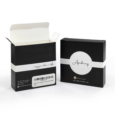 Logo personnalisé écologique Boîte recyclable Emballage pour le maquillage Lips Gloss L'huile de vernis à ongles
