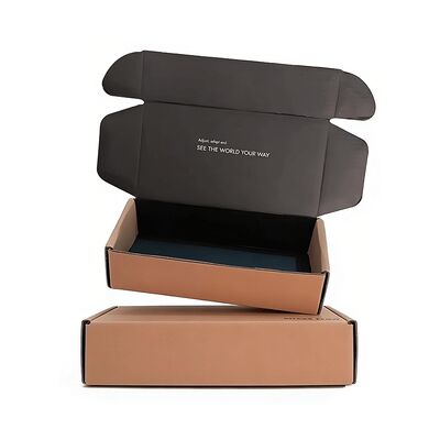 Boîte cadeau pliable en carton glacé laminé, personnalisée, respectueuse de l'environnement, avec logo pour l'emballage de marque